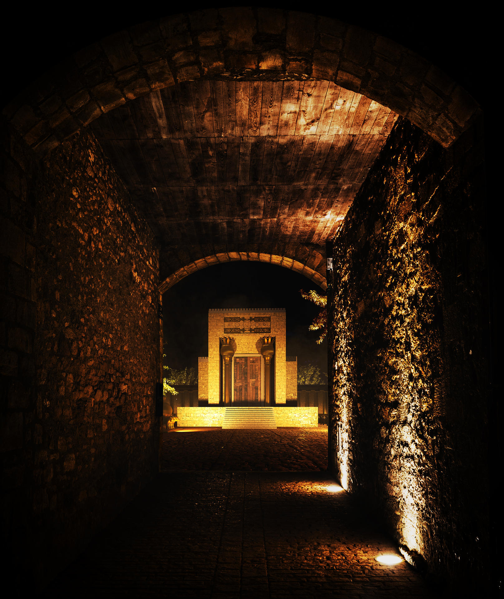 King Salomon's Temple — fine-art print by Pneuma